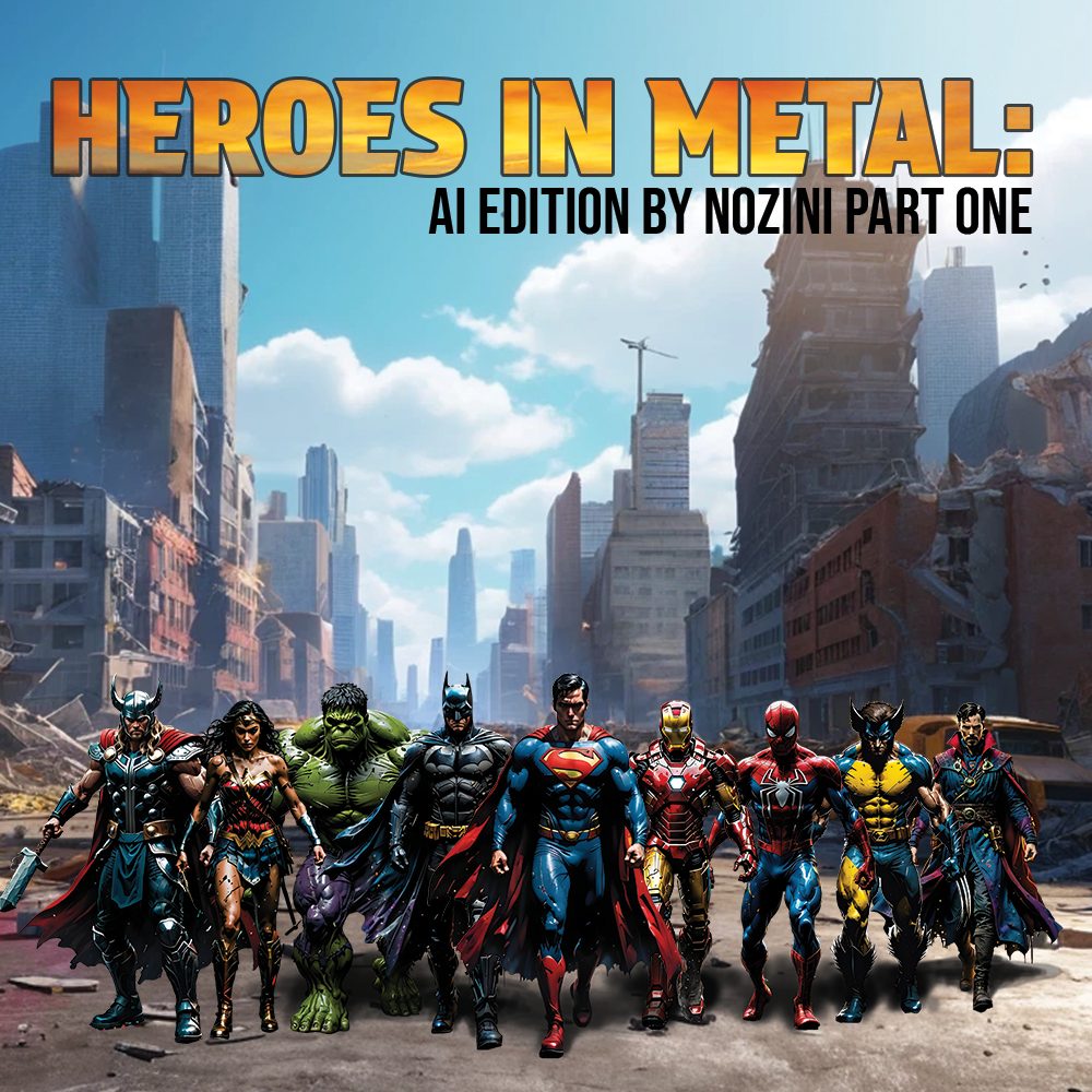 Read more about the article Heroes in Metal: AI Edition by Nozini Part One