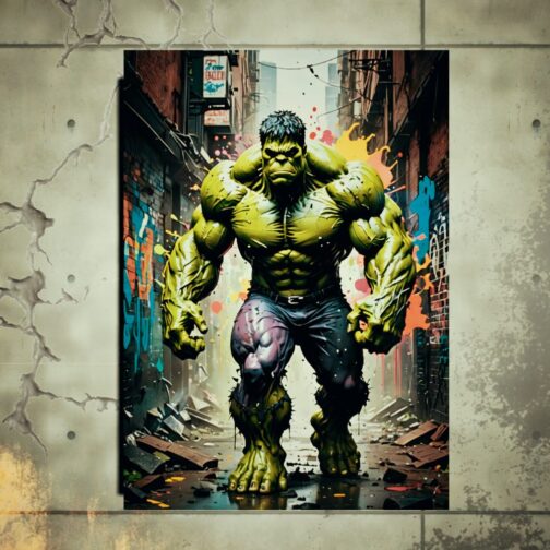 Heroes in Metal: AI Edition - Hulk