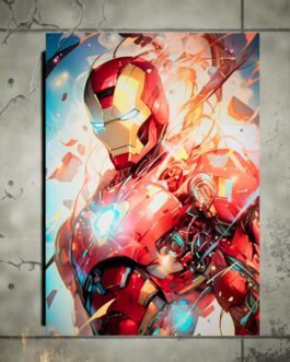 Heroes in Metal: Collection: Iron Man Metal Poster SH-IM-001